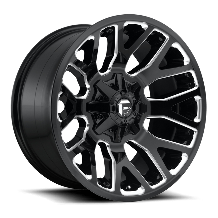 Fuel 1PC D623 WARRIOR 20x9 20 6x135/6x139.7/6x135/5.5 GLOSS BLACK MILLED