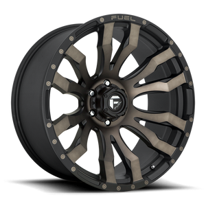 Fuel 1PC D674 BLITZ 18x9 1 6x139.7/6x5.5 MATTE BLACK DOUBLE DARK TINT