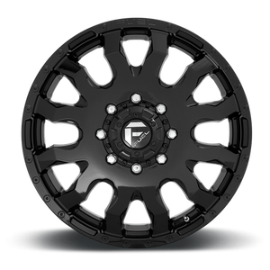 Fuel 1PC D675 BLITZ 20X8.25 105 8X165.1 GLOSS BLACK