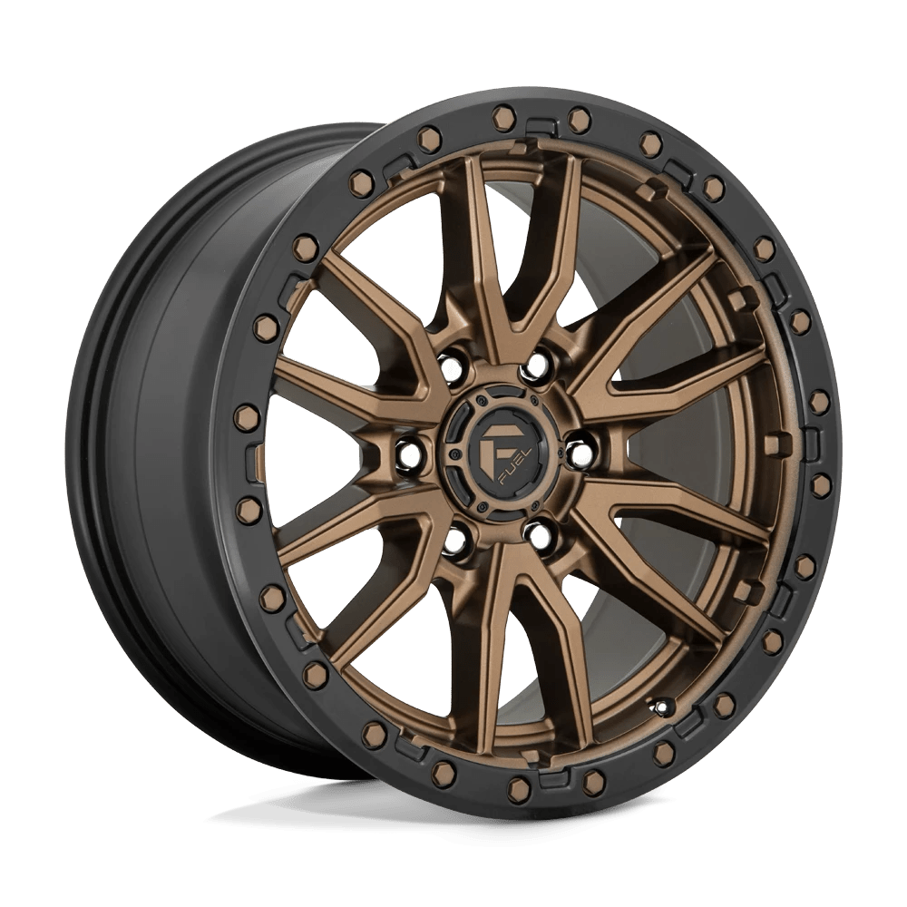 Fuel 1PC D681 REBEL 18X9 1 5X150 MATTE BRONZE BLACK BEAD RING