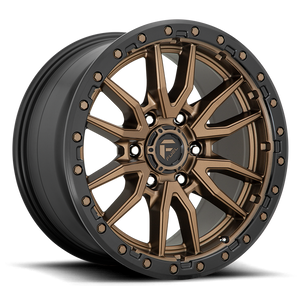 Fuel 1PC D681 REBEL 17x9 1 6x135/6X5.3 MATTE BRONZE BLACK BEAD RING