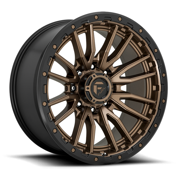 Fuel 1PC D681 REBEL 20x10 -18 8x170/8x6.7 MATTE BRONZE BLACK BEAD RING