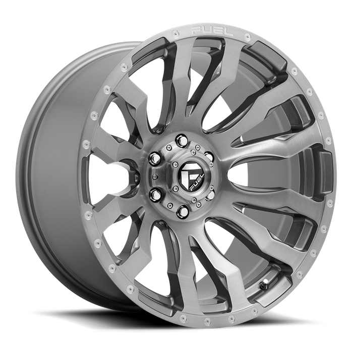 Fuel 1PC D693 BLITZ 20x9 1 6x135/6X5.3 BRUSHED GUN METAL TINTED CLEAR