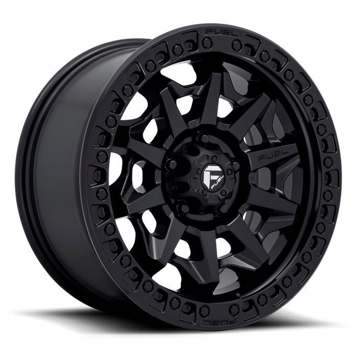 Fuel 1PC D694 COVERT 17x9 1 8x165.1/8x6.5 MATTE BLACK