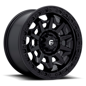 Fuel 1PC D694 COVERT 17x9 1 8x165.1/8x6.5 MATTE BLACK