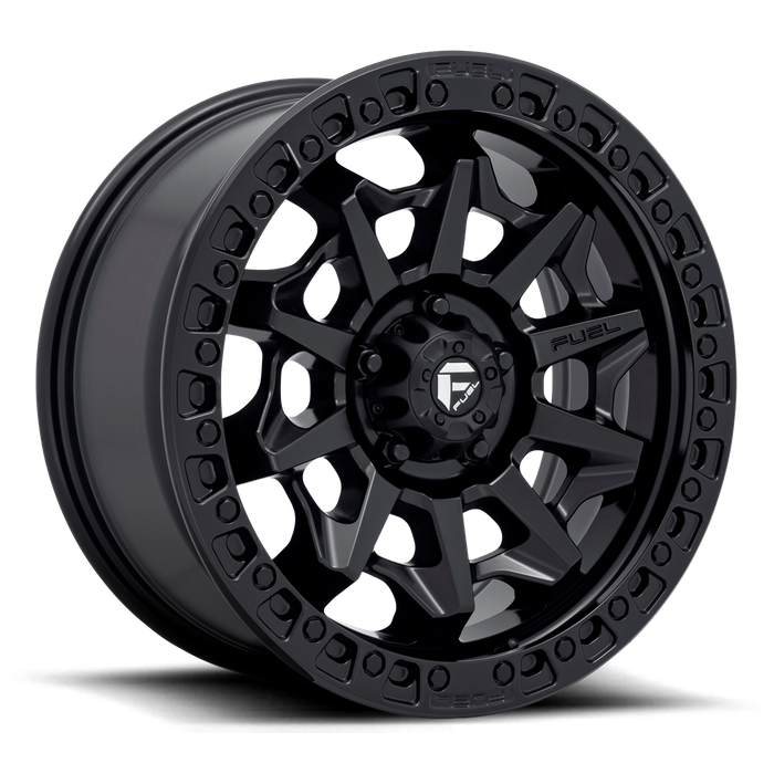 Fuel 1PC D694 COVERT 18X9 -12 6X139.7/6X5.5 MATTE BLACK