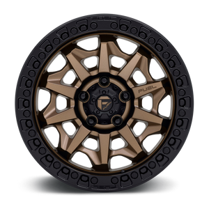 Fuel 1PC D696 COVERT 17x9 -12 6x139.7/6x5.5 MATTE BRONZE BLACK BEAD RING
