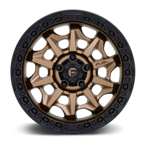 Fuel 1PC D696 COVERT 18x9 -12 6x135/6X5.3 MATTE BRONZE BLACK BEAD RING