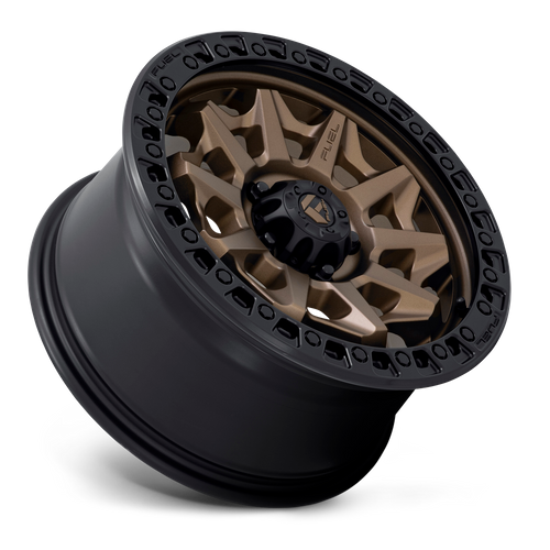 Fuel 1PC D696 COVERT 18X9 1 8X170/8X6.7 MATTE BRONZE BLACK BEAD RING