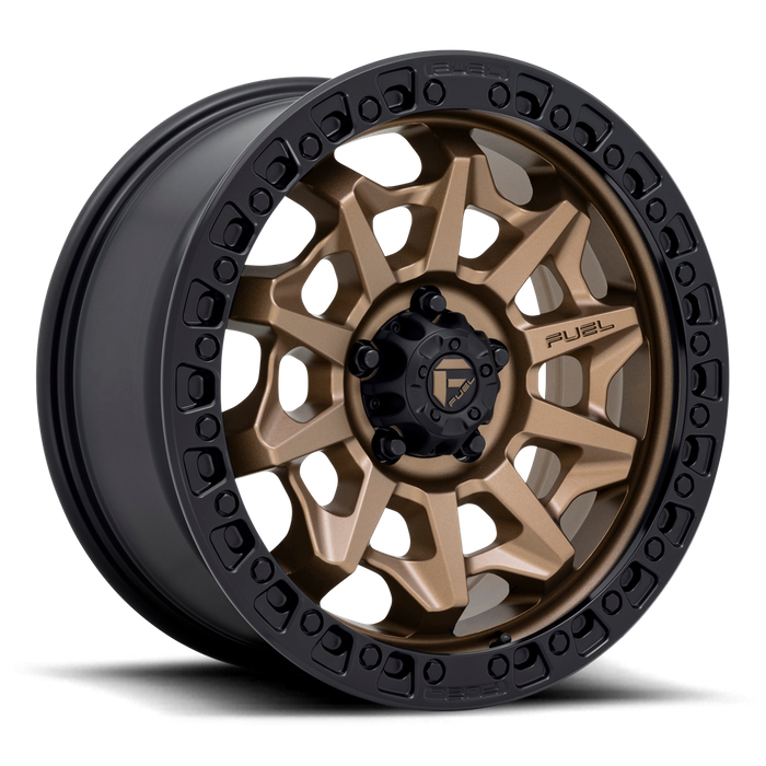 Fuel 1PC D696 COVERT 18x9 -12 6x135/6X5.3 MATTE BRONZE BLACK BEAD RING