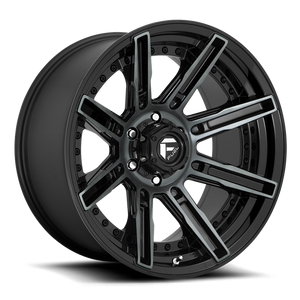 Fuel 1PC D708 ROGUE 20x9 1 6x135/6X5.3 GLOSS MACHINED DOUBLE DARK TINT