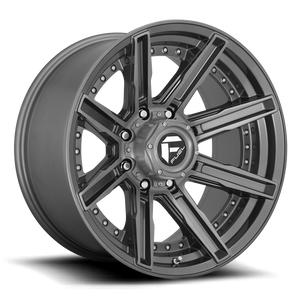 Fuel 1PC D710 ROGUE PLATINUM 20x10 -18 6x135/6X5.3 BRUSHED GUN METAL TINTED CLEAR