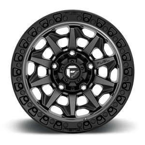 Fuel 1PC D716 COVERT 17x9 1 6x139.7/6x5.5 Matte Gun Metal Black Bead Ring