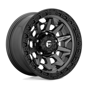 Fuel 1PC D716 COVERT 20x10 -18 6x135/6X5.3 Matte Gun Metal Black Bead Ring