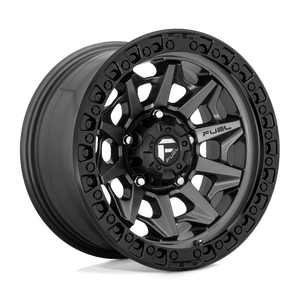 Fuel 1PC D716 COVERT 18x9 1 5x150/5x150 Matte Gun Metal Black Bead Ring