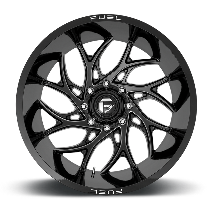 Fuel 1PC D741 RUNNER 22x12 -44 6x135/6X5.3 Gloss Black Milled