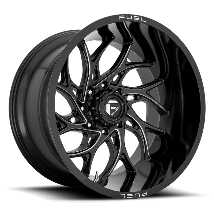 Fuel 1PC D741 RUNNER 20X9 1 6X135/6X5.3 Gloss Black Milled