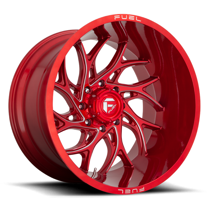 Fuel 1PC D742 RUNNER 22x12 -44 6x135/6X5.3 Candy Red Milled