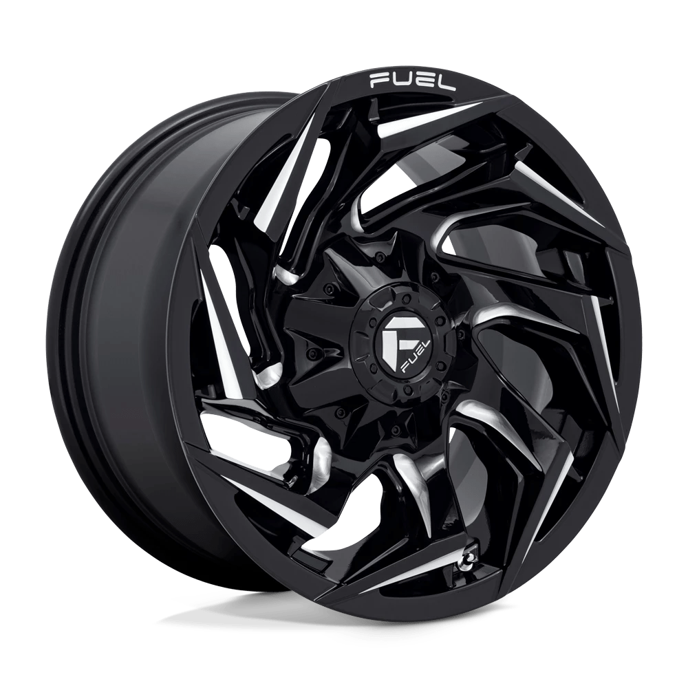 Fuel 1PC D753 REACTION 20X9 20 6X135/6X5.3/6X139.7/6X5.5 Gloss Black Milled
