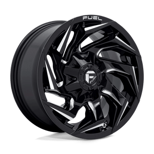Fuel 1PC D753 REACTION 20X9 20 6X135/6X5.3/6X139.7/6X5.5 Gloss Black Milled