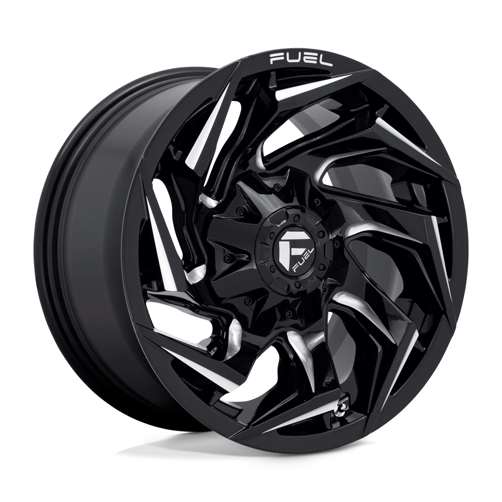 Fuel 1PC D753 REACTION 17X9 -12 6X135/6X5.3/6X139.7/6X5.5 Gloss Black Milled