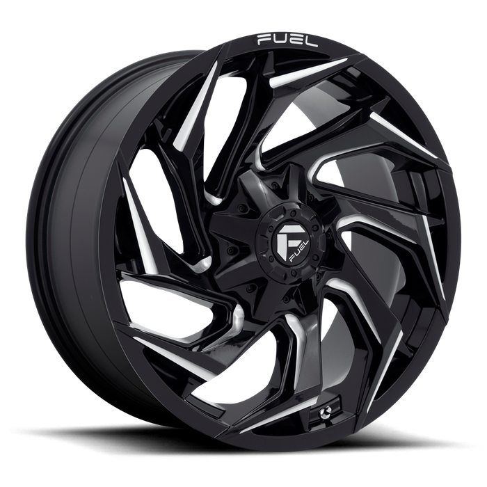 Fuel 1PC D753 REACTION 20X9 20 8X170/8X6.7 Gloss Black Milled