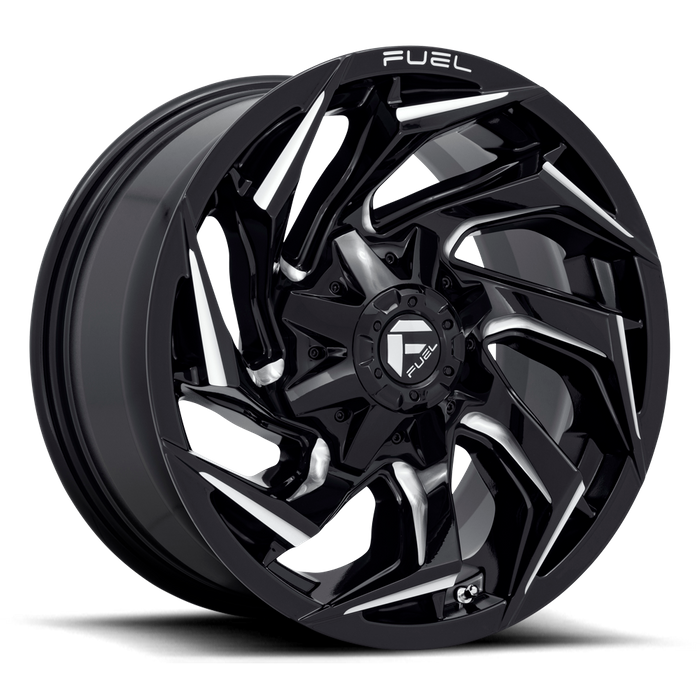 Fuel 1PC D753 REACTION 18X9 1 6X135/6X5.3/6X139.7/6X5.5 Gloss Black Milled