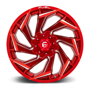 Fuel 1PC D754 REACTION 22X12 -44 6X135/6X5.3/6X139.7/6X5.5 Candy Red Milled