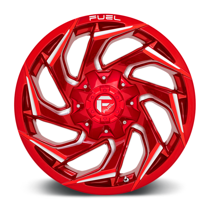 Fuel 1PC D754 REACTION 18X9 -12 6X135/6X5.3/6X139.7/6X5.5 Candy Red Milled