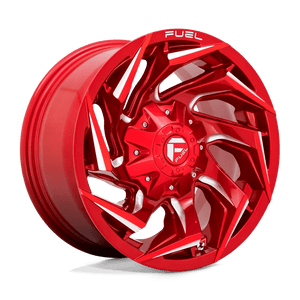 Fuel 1PC D754 REACTION 24X12 -44 6X135/6X5.3/6X139.7/6X5.5 Candy Red Milled