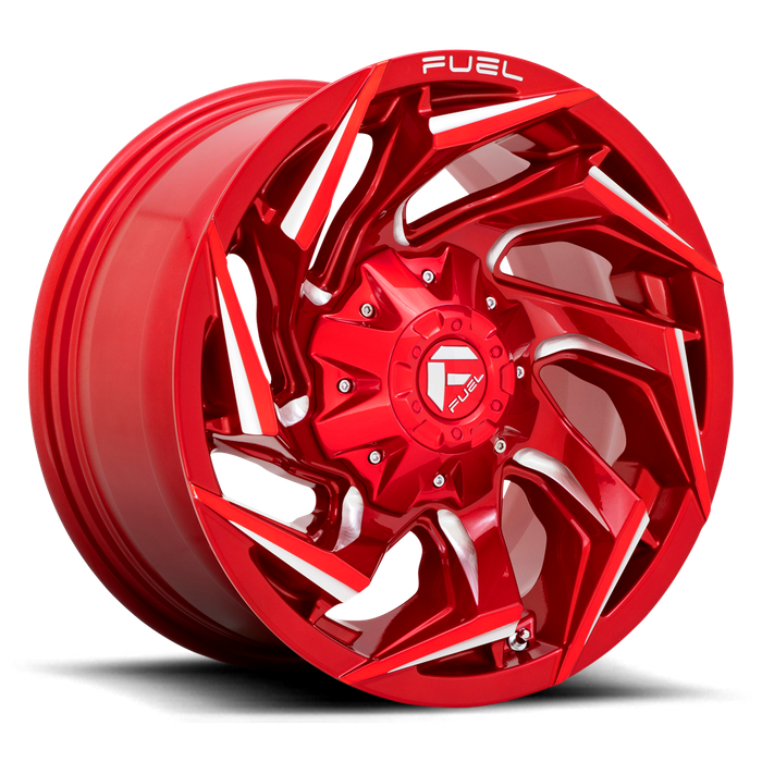 Fuel 1PC D754 REACTION 17X9 -12 6X135/6X5.3/6X139.7/6X5.5 Candy Red Milled