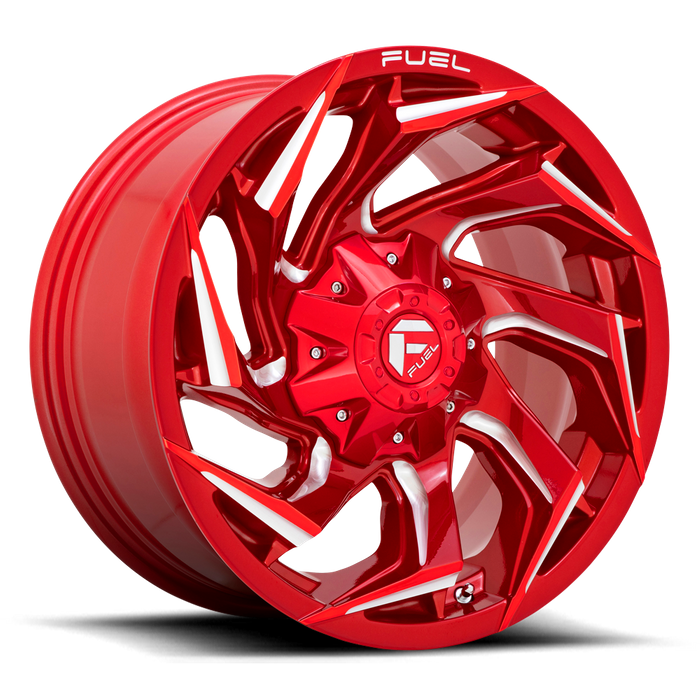 Fuel 1PC D754 REACTION 18X9 -12 6X135/6X5.3/6X139.7/6X5.5 Candy Red Milled