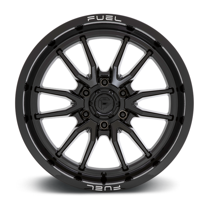 Fuel 1PC D760 CLASH 17X9 -12 6X139.7/6X5.5 Gloss Black