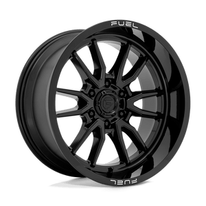Fuel 1PC D760 CLASH 17X9 -12 6X139.7/6X5.5 Gloss Black