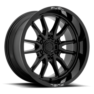 Fuel 1PC D760 CLASH 17X9 1 6X139.7/6X5.5 Gloss Black