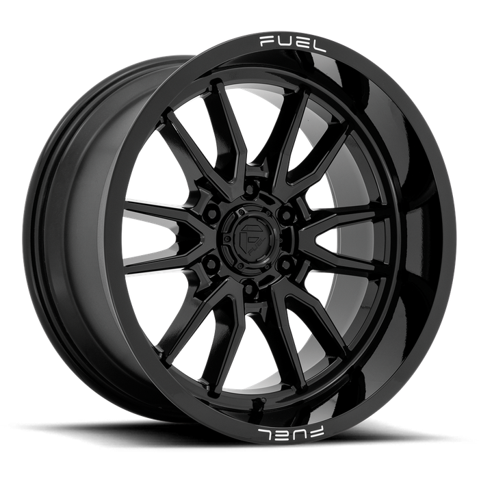 Fuel 1PC D760 CLASH 17X9 -12 6X139.7/6X5.5 Gloss Black
