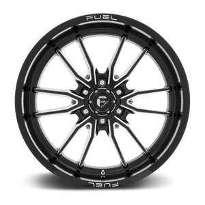 Fuel 1PC D761 CLASH 22X10 -18 6X135/6X5.3 Gloss Black Milled