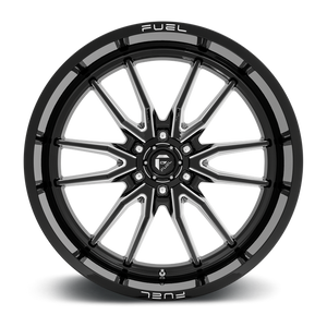 Fuel 1PC D761 CLASH 24X12 -44 6X135/6X5.3 Gloss Black Milled