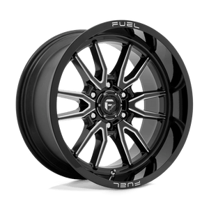 Fuel 1PC D761 CLASH 20X10 -18 6X135/6X5.3 Gloss Black Milled