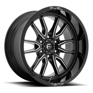 Fuel 1PC D761 CLASH 17X9 -12 6X135/6X5.3 Gloss Black Milled