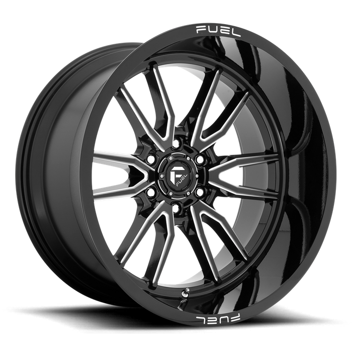 Fuel 1PC D761 CLASH 22X12 -44 6X135/6X5.3 Gloss Black Milled