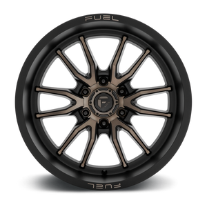 Fuel 1PC D762 CLASH 18X9 1 6X139.7/6X5.5 Matte Black Double Dark Tint