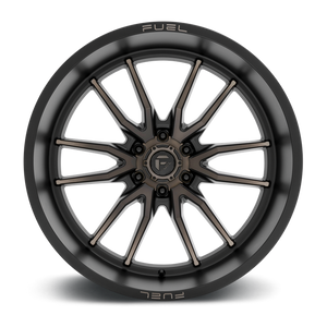 Fuel 1PC D762 CLASH 24X12 -44 6X135/6X5.3 Matte Black Double Dark Tint