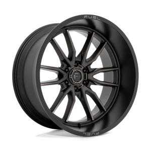 Fuel 1PC D762 CLASH 24X12 -44 6X135/6X5.3 Matte Black Double Dark Tint