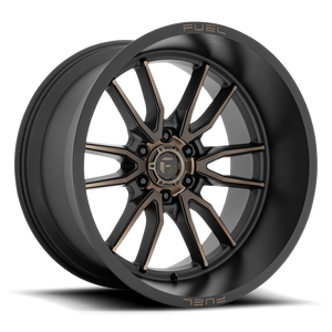 Fuel 1PC D762 CLASH 22X12 -44 6X135/6X5.3 Matte Black Double Dark Tint