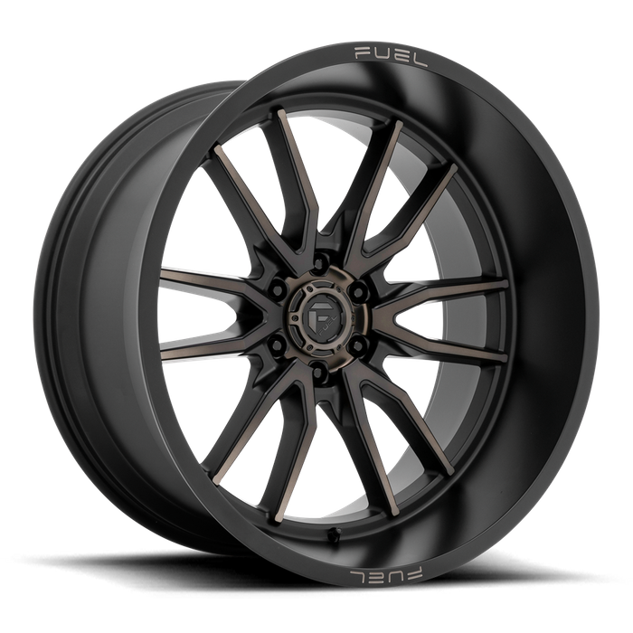 Fuel 1PC D762 CLASH 24X12 -44 6X135/6X5.3 Matte Black Double Dark Tint