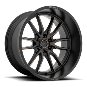 Fuel 1PC D762 CLASH 24X12 -44 6X135/6X5.3 Matte Black Double Dark Tint