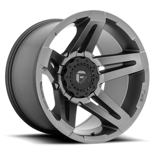 Fuel 1PC D764 SFJ 20X12 -44 6X135/6X5.3/6X139.7/6X5.5 Matte Gun Metal