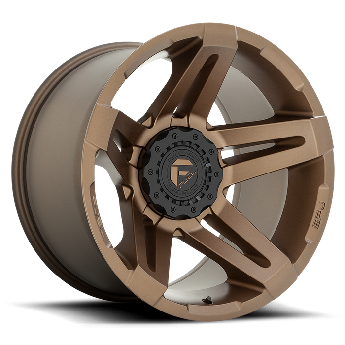 Fuel 1PC D765 SFJ 20X12 -44 6X135/6X5.3/6X139.7/6X5.5 Matte Bronze