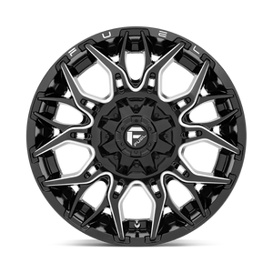 Fuel 1PC D769 TWITCH 22X12 -44 6X135/6X5.3/6X139.7/6X5.5 Glossy Black Milled